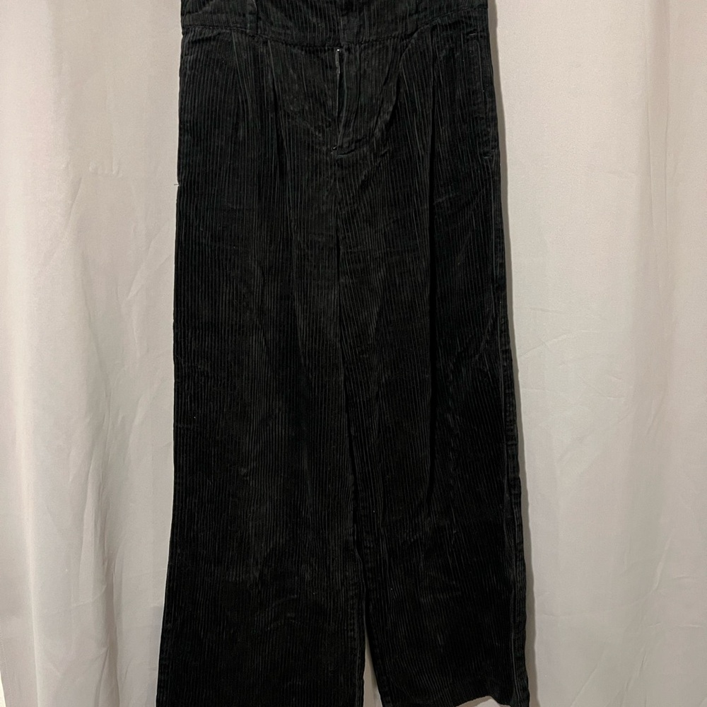 Forever 21 Women's Black Corduroy Flare Pants